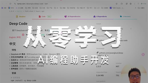 我用DeepSeek API做了个编程智能体！deep-code安装到上手，5分钟带你玩转