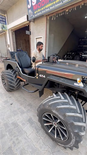 Js motor ModificationJeep #open #jeep #wiily #jeep #automobile #thar #offroad #modified #music