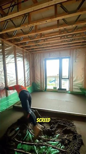 Insane Concrete Floor Leveling Process | Perfect Screed Finish Like a Pro