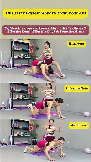 No Running, No Jumping—4 Home Moves to Slim Belly and Thighs! #exercise #abs #sports
