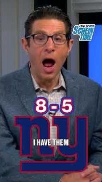 Adam Schein's Giants win-loss game 👀 #shorts