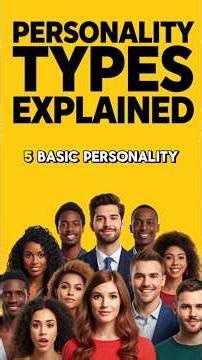 PERSONALITY TYPES EXPLAINED 🧠 Top 5 Male & Female Personality Traits! Carl Jung Psychology of People