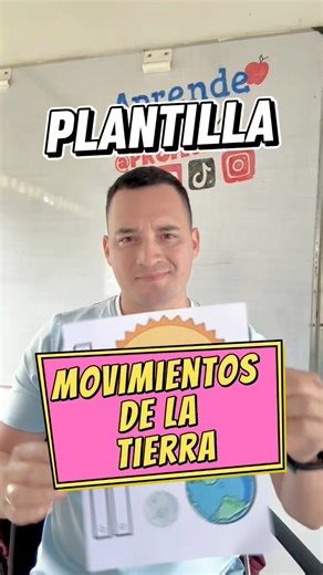 🌍✂️ Con esta plantilla explicamos de manera sencilla los movimientos de la Tierra: rotación y traslación. Un recurso bonito y práctico para tus clases de ciencias.👉 ¿Quieres la plantilla? Te dejo el link en el primer comentario.#Rotación #Traslación #Ciencias #AprenderJugando #profejames_ | ProfeJames
