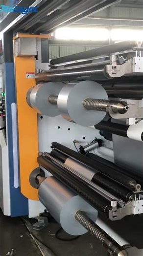 Fully Automatic High Speed Slitting Machine #slitter #slittingmachine #slitterrewinder