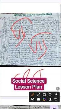 Social Science Lesson Plan for Class 6th and 7th #educationvideo