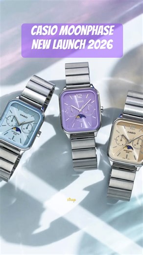 Casio Launch Moonphase Watch 2026 #casio #watch #shorts