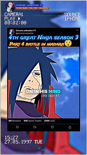 4th Great Ninja War Season 3 Part 4 | Naruto 🔥#naruto #shorts #anime