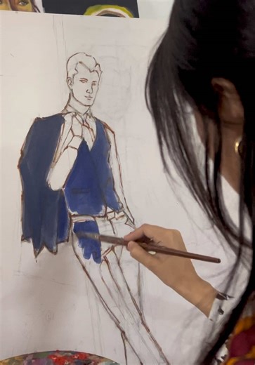 Day12 in painting class #art #day #paintings #class