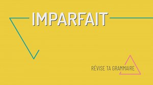 La formation de l'imparfait | TOUT EN FRANÇAIS
