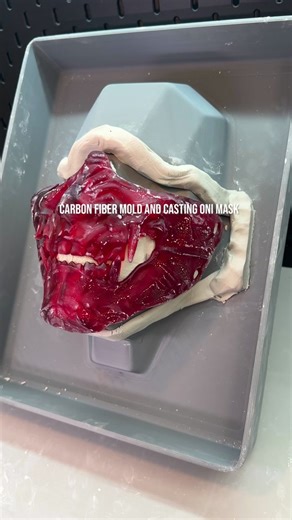 Carbon Fiber Mask Molding and Casting: Fiberglass Stage. Epoxy and Wood glue used. Mask designed in Nomad on Ipad Pro and Printed with Resin Printer from Molding tools printed with X-1 Carbon and Kobra 2 Max. #tutorial #educational #silconemolds #molding #casting #carbonfiber #3dprinting #fiberglass #recycle