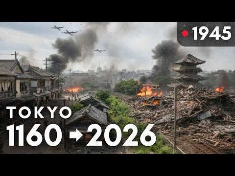 900 Years of Tokyo in 15 Minutes (Fixed Camera TIMELAPSE)