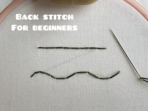 4.9K views · 56 reactions | Back stitch tutorial for beginners! Please let me know if you have any questions in the comments. :) thanks for watching! | threadheaddesigns | Facebook