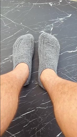 Flat Knit Low-Cut Slippers for Men