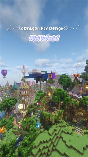 Cozy Fantasy Minecraft Build: Mini Purple Dragon Tutorial