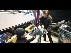 To convert my boat from diesel to Electric: Part 5 - Installing the electric motor