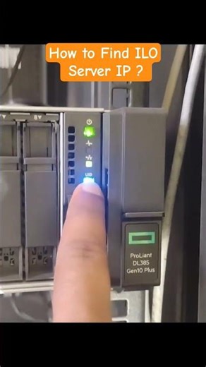 How to get ILO server IP | iLO server IP check method #ILOserverIp