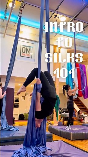My First Aerial Silks Class ✨ Learning to Invert & Climb