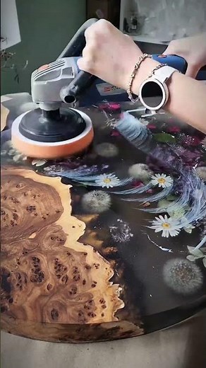 #resin Đổ bàn nghệ thuật bằng keo Epoxy Resin