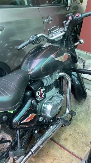 Royal Enfield Battalion Black Jseries Bs6 Bullet . Engine Steam . Freeflow mini Punjab Stock Bend