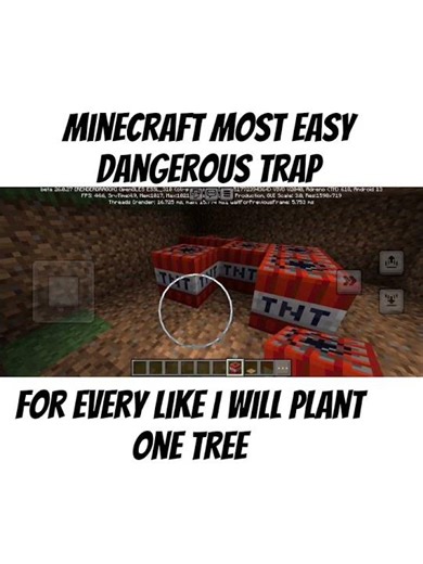 Minecraft most dangerous easy trap.☠️☠️