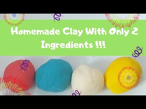 How To Make Clay || 2 Ingredients Only || Quick and Easy Clay || Learn Everything