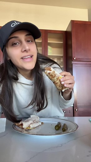 Delicious Sangak Sandwich with Persian Pickles