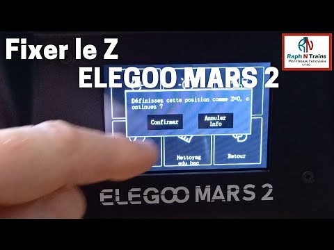 Réglage du plateau à 0 - fixer le Z - Configuration offset origine leveling - Imprimante 3D Elegoo