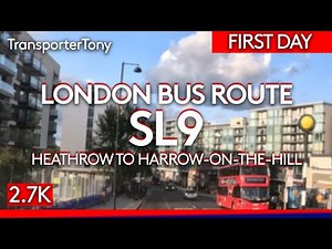 London Bus Route SL9 journey from Heathrow to Harrow