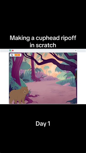 Cuphead ripoff in Scratch Day 1 — how I started a Cuphead game