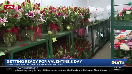 Nanz and Kraft Florists expects to deliver more than 1,000 bouquets for Valentines Day
