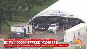 New South Wales COVID-19: A new state record of 22,577 COVID-19 cases have been reported today, while 5 more people have died with the virus. The case number is an increase from the 21,151 infections reported yesterday. More Details: https://7news.link/32FPwjN 7NEWS at 6pm. #Coronavirus #7NEWS | 7NEWS Sydney