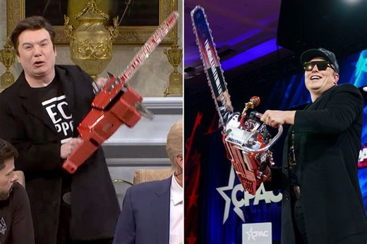 Mike Myers Makes Surprise “SNL” Cameo as Elon Musk in Cold-Open Spoof of Zelenskyy’s Disastrous Meeting with Trump: Watch