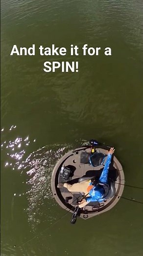 Roundabout Watercraft. Turns on a dime! #roundabout #boat #tiny #fishing #kayak #tinyboatnation