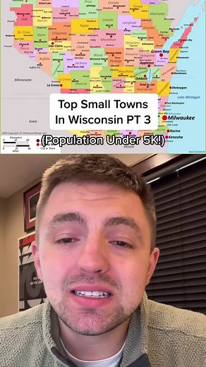 Top Small Towns In Wisconsin (Population under 5K!) 📍👍