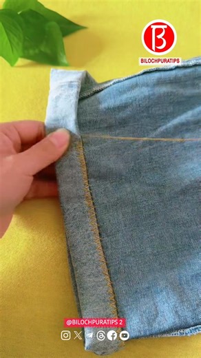 BILOCHPURATIPS 2 DIY on Instagram: "Pants alteration (to a longer length) Sharing a fancy stitch pattern, hope you like it! Part 3136 Follow My Page Instagram : @bilochpuratips2diy Follow My Page Instagram : @bilochpuratips2diy . . . . . . #bilochpuratips2diy #bilochpuratips #needlework #sewing #reels ."