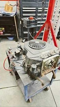 Homemade DIY small engine run stand built for $40 #smallenginerepair #diy