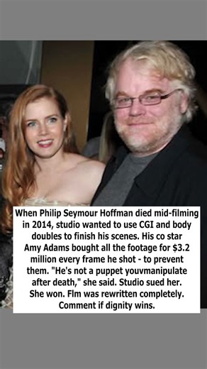 Amy Adams Bought Every Frame of Philip Seymour Hoffman’s Footage 😢