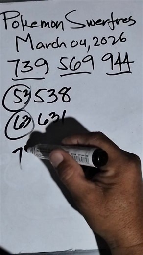 SWERTRES GUIDE FOR TODAY March 4, 2026 #3dswertresguide #PCSOLottoResultToday | Pokémon swertres hearing