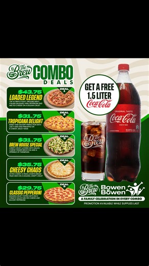 Our Family and Pizza Comobs NOW AVAILABLE!!😆😋 | Hi5 Brew