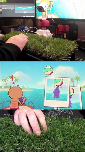 PIZZA TIME But its played on GRASS #bitsandbops #pizzatime #keyboard