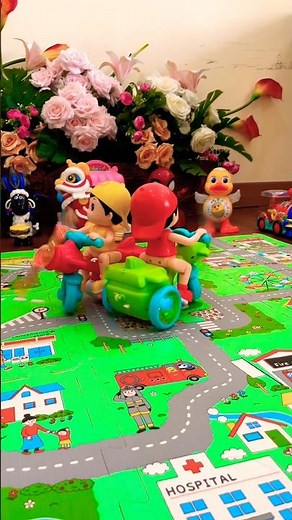 Standing baby stunt tricycle