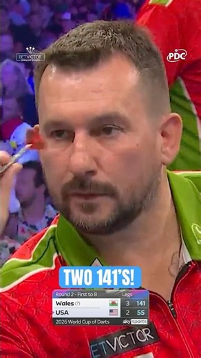 TWO 141'S IN ONE GAME! 😅 | 2026 BetVictor World Cup of Darts