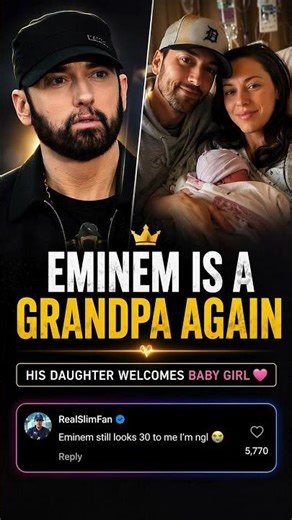 Eminem Is a Grandpa Again… Feel Old Yet? 👀