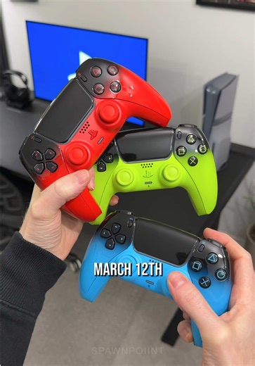 The new glossy PS5 controllers (Hyperpop Collection) /gifted by @PlayStation ad