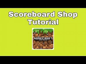 Scoreboard shop with Command Block | Minecraft Bedrock