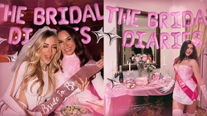 Princess Diaries Bachelorette Party Decorations Pink The Bridal Diaries Balloons Banner Star Foil Balloon Bridal Shower Decor Princess Wedding Party Photo Props