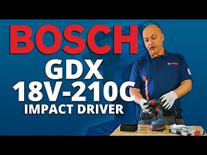 Bosch GDX 18V-210C Impact Driver | Toolstop Demo