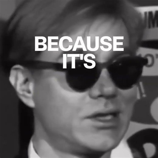 "Andy Warhol said it best: 'Art is anything you can get away with.' Clip via @aninaarts 🎨 What do y