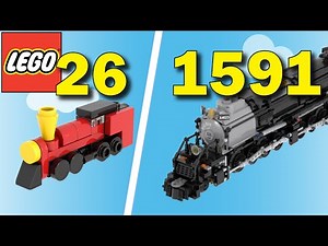 Lego Trains in Different Scales - Size Comparison
