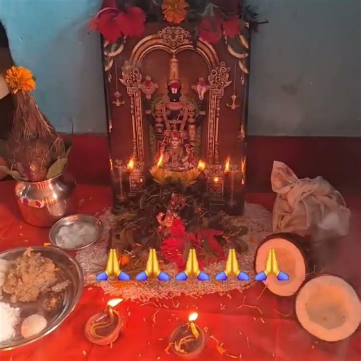 edu sanivarala vratham 7th week completed #puja #pujapath #thirupathidasari #venkateswaraswamy 🙏🙏
